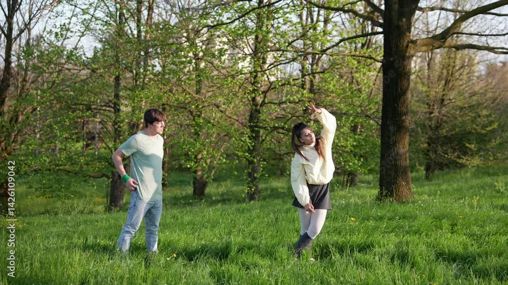 Experience the Joyful Dance in Nature This is a Lively and Delightful Outdoor Performance Experience the Joyful Dance in Nature This is a Lively and Delightful Outdoor Performance