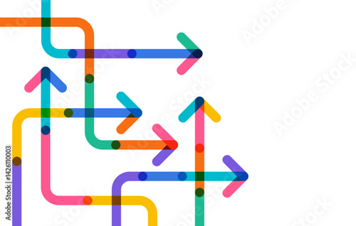 Abstract arrow direction. Business investment to success. financial data graph strategy. Technology background. High speed.