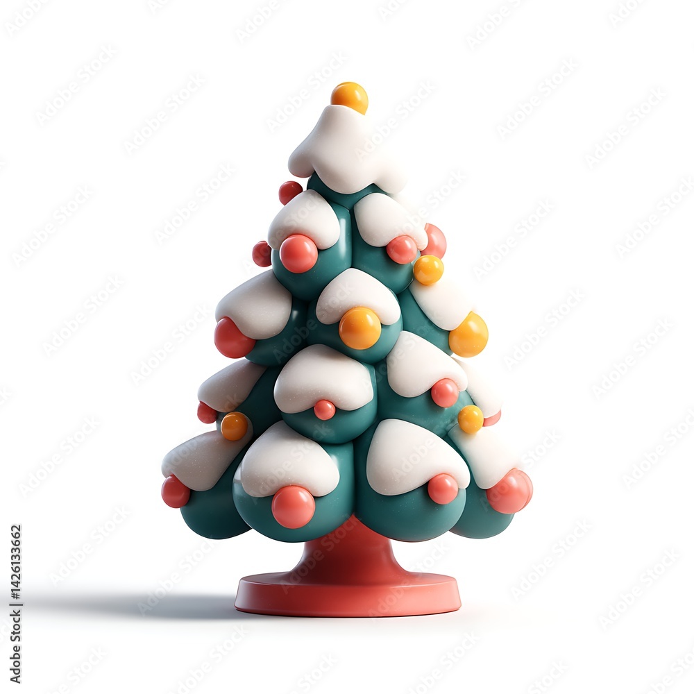 Festive 3D Christmas Tree Ornament Festive 3D Christmas Tree Ornament