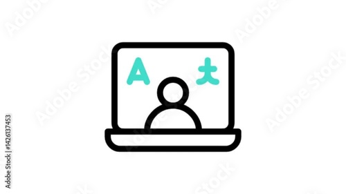 icon of a man in a circle