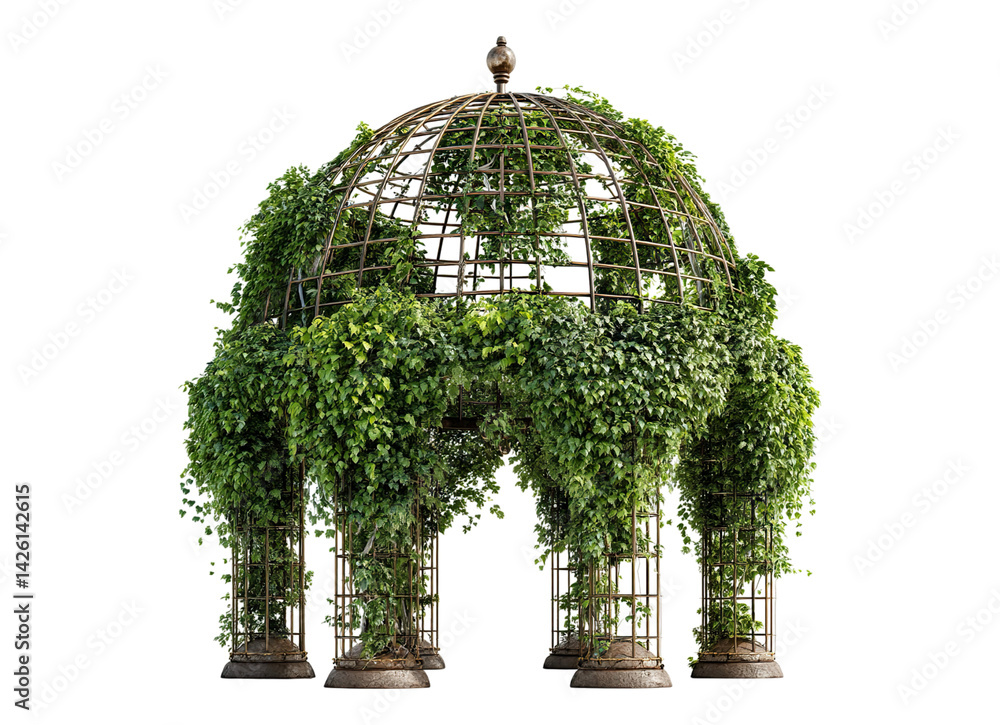 Fototapeta premium Spherical Pergola with Vines