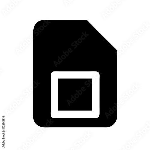sim icon vector illustration