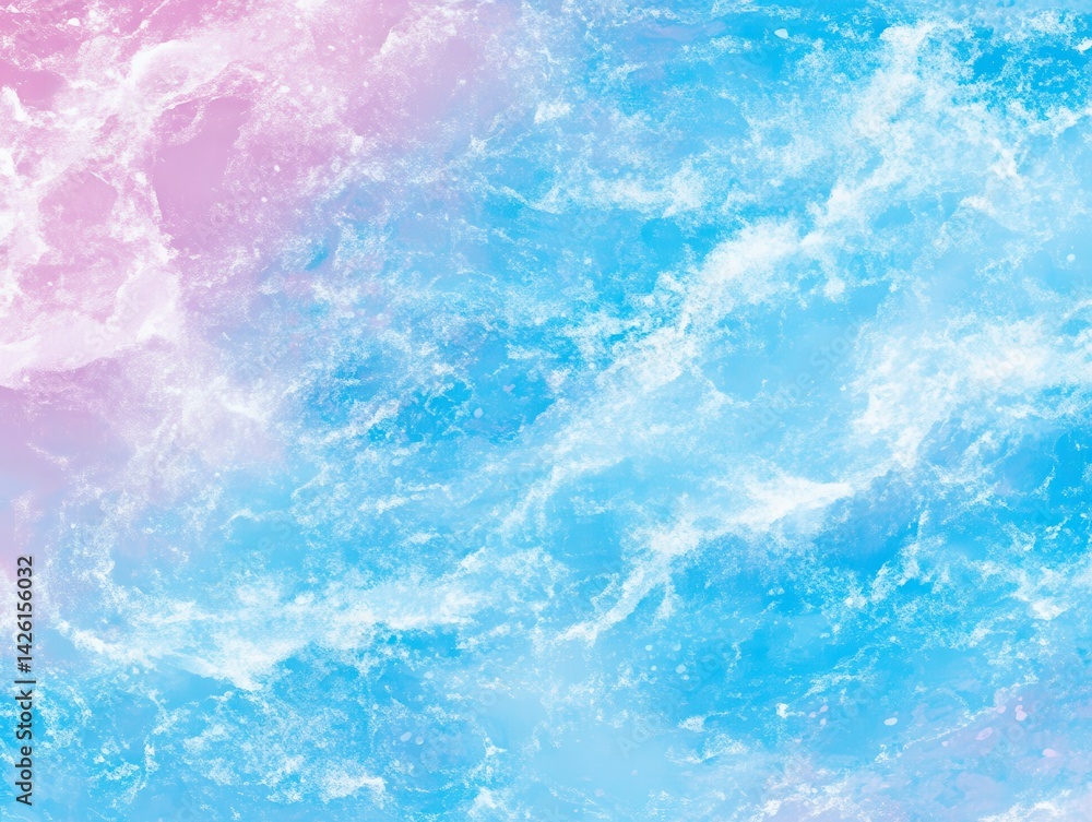 Obraz premium Pinkblue textured dreamy sky abstract