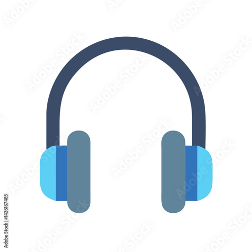 Blue Headphones: Music, Audio, Entertainment, and Communication