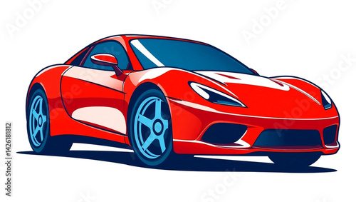 Red Sports Car Clipart