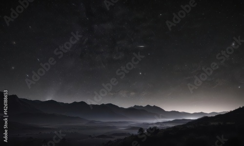 Wallpaper Mural Serene nocturnal sky, countless stars shimmer, deep black backdrop ,  starfield,  backdrop Torontodigital.ca