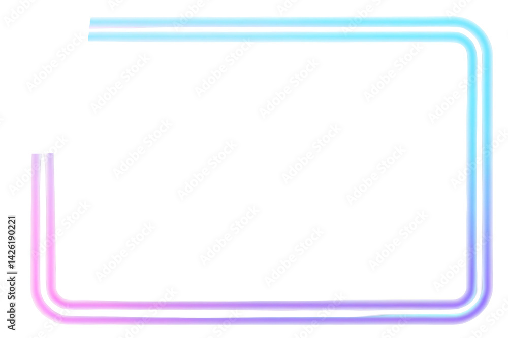 purple frame for text, neon colour lights rectangular frame on transparent background purple frame for text, neon colour lights rectangular frame on transparent background