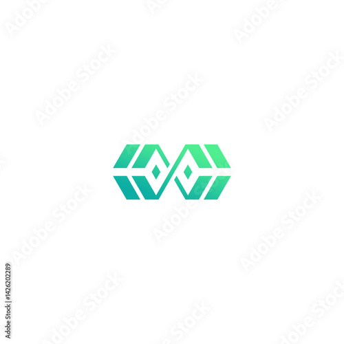 Free Download Geometric Hexagon Infinity: Modern Abstract Vector Logo - GFXLoad