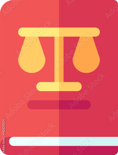 law book illustration on a white background    