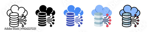 Cloud Server Icon