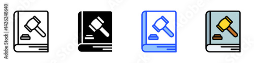 Regulation Icon Set With Multiple Style Collection