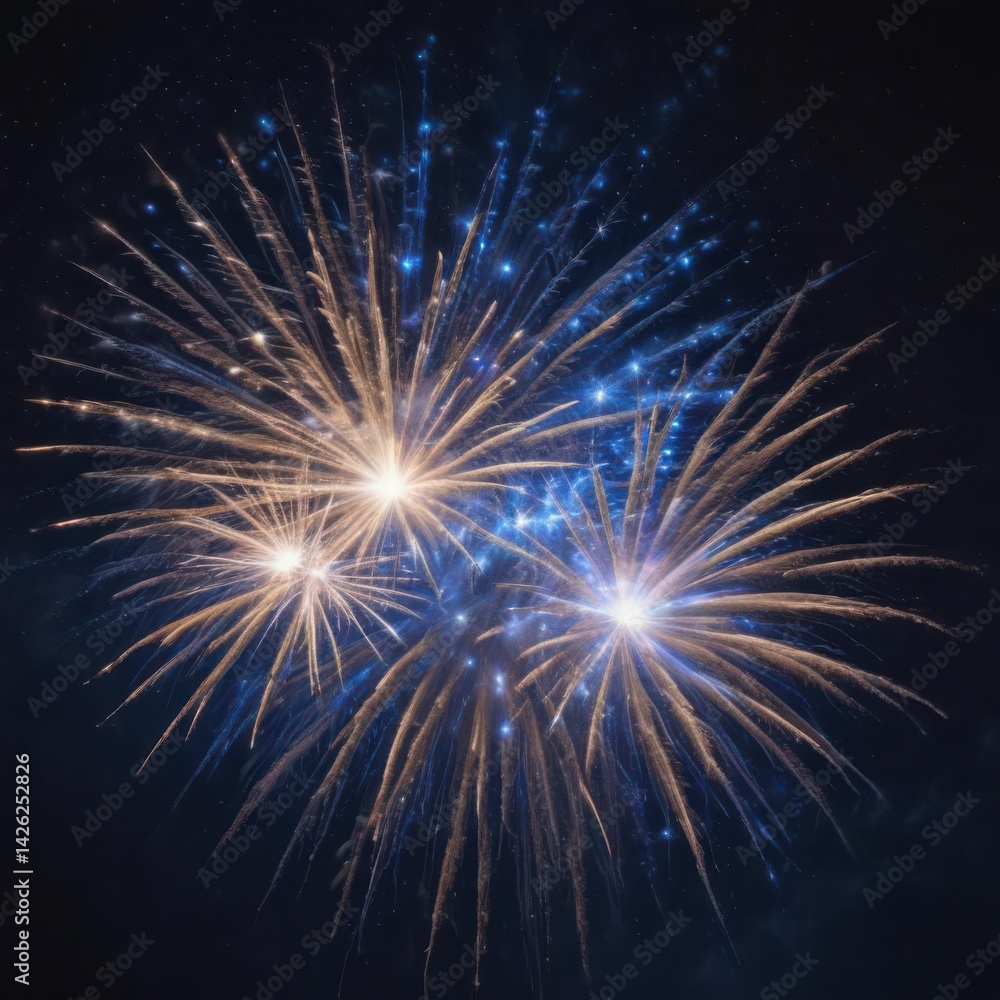 Fototapeta premium fireworks in the night sky, fireworks in the sky