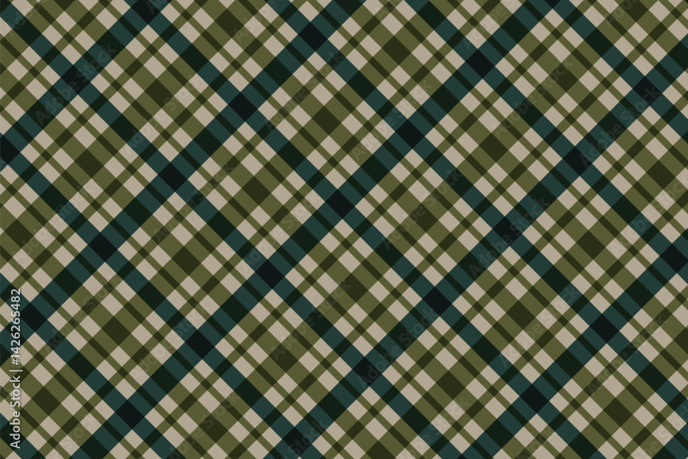simple abstract sea green and olive color daigonal line plaid pattern soft creative geometric smooth texture plaid check tartan gingham pattern that can be used as a background or texture simple abstract sea green and olive color daigonal line plaid pattern soft creative geometric smooth texture plaid check tartan gingham pattern that can be used as a background or texture