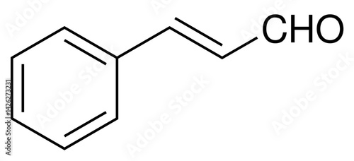 Zimtaldehyd Chemie Strukturformel