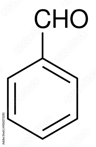 Benzaldehyd Chemie Strukturformel