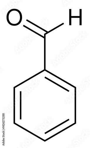 Benzaldehyd Chemie Strukturformel