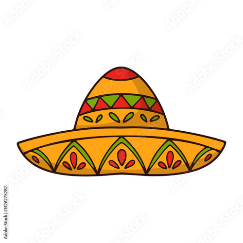 Colorful Sombrero Illustration