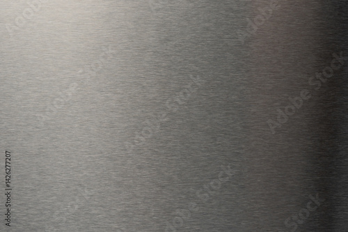 Obraz na płótnie Smooth polished surface of grey alloy w salonie