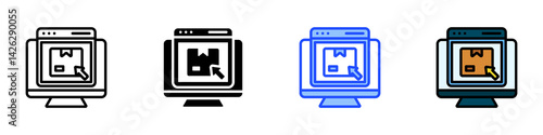 Interface Icon Set With Multiple Style Collection