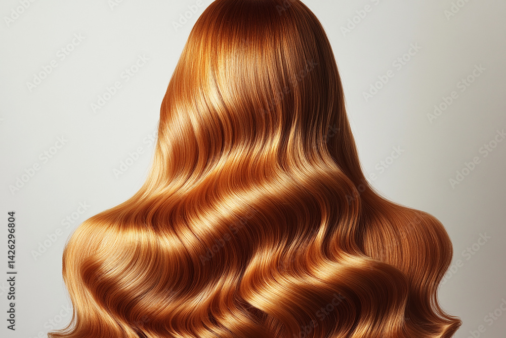 Fototapeta premium Beauty girl with beautiful hair, hair styling