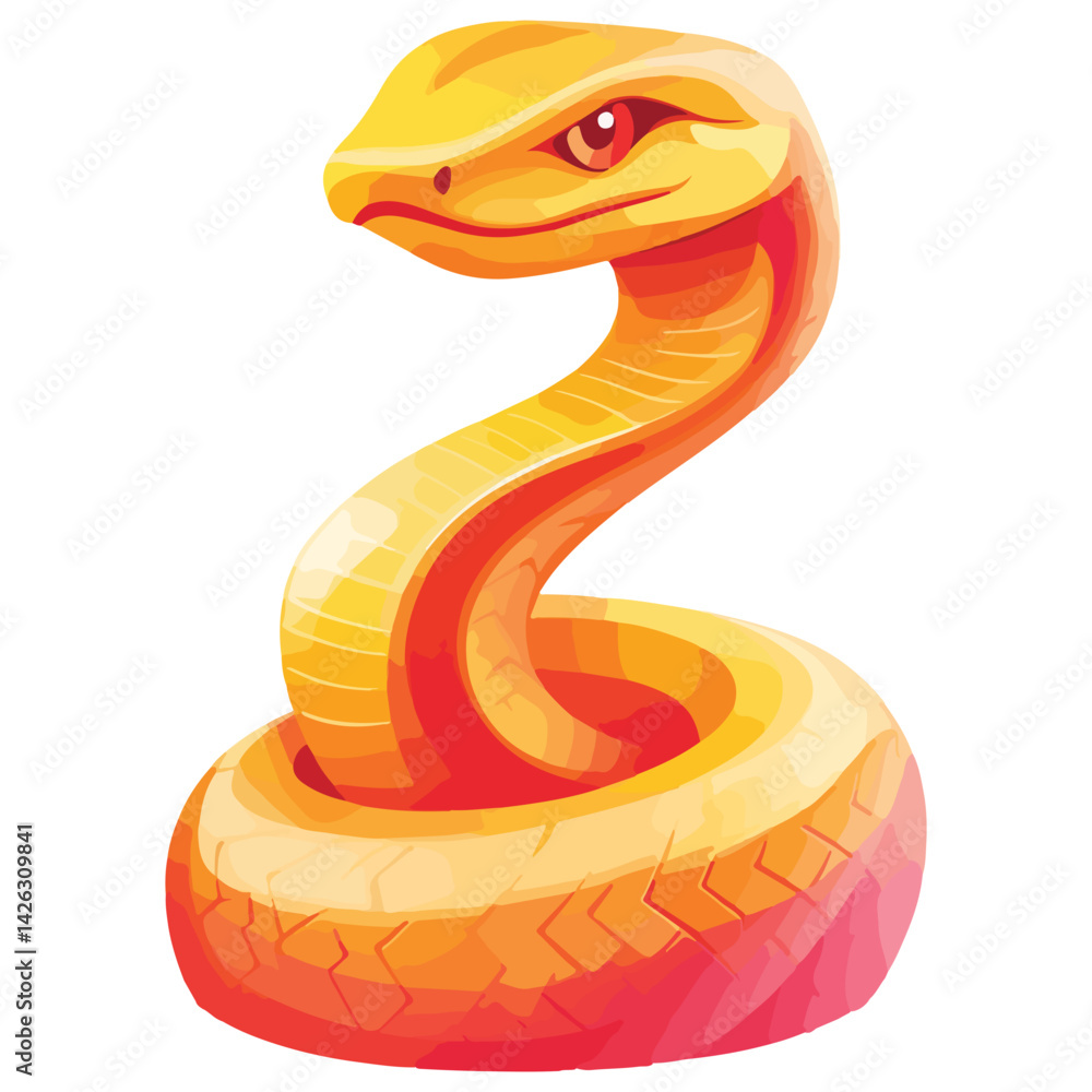 Fototapeta premium Uraeus (Cobra) – The sacred serpent, symbolizing divine authority