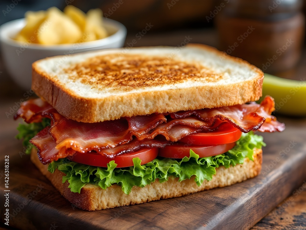 Bacon lettuce and tomato sandwich Bacon lettuce and tomato sandwich