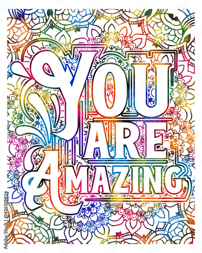 Motivational quotes lettering inspirational quotes you are amazing