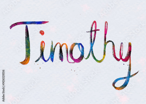 Obraz na płótnie Hand drawn Timothy w salonie