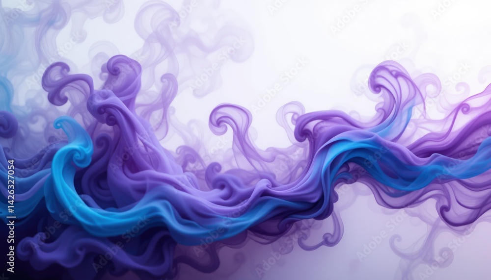 Flowing swirls of colorful smoke art abstract studio digital artwork ethereal environment close-up view creativity concept Flowing swirls of colorful smoke art abstract studio digital artwork ethereal environment close-up view creativity concept
