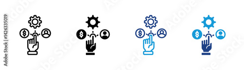 Resource Allocation Icon