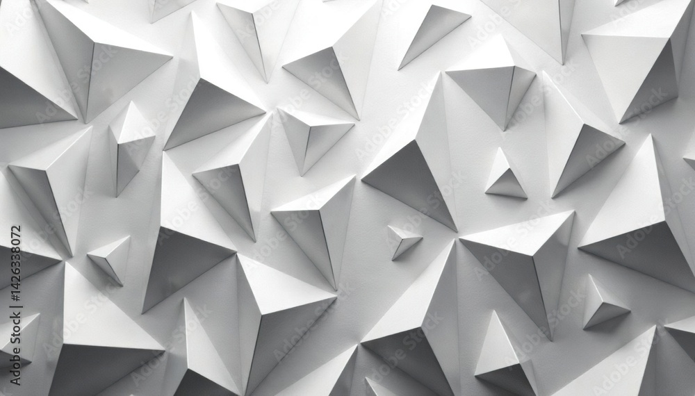 Repeating triangular motif, minimalist grayscale, background, clean, illustration Repeating triangular motif, minimalist grayscale, background, clean, illustration