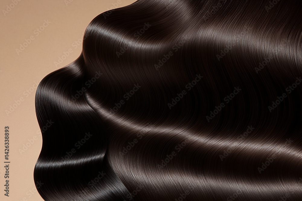 Fototapeta premium Beauty girl with beautiful hair, hair styling