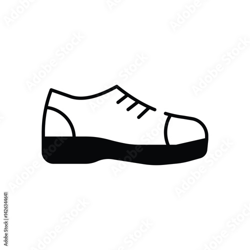Leather Shoes  Vector icon