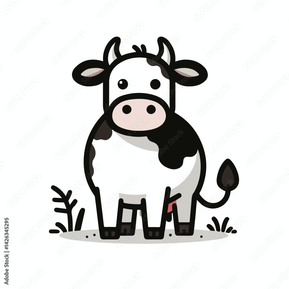 Art & Illustration cow vector simple Art & Illustration cow vector simple