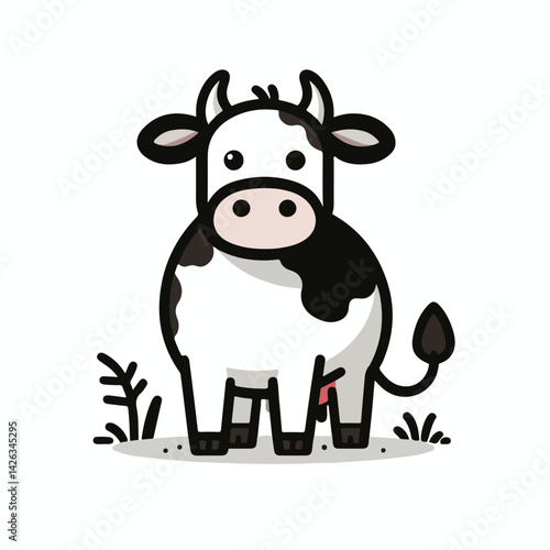 Art & Illustration cow vector simple 