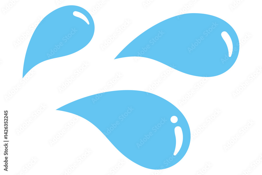 Obraz premium 汗マークのイラスト