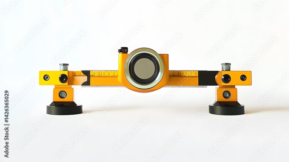 Precision Measuring Tool on White. Precision Measuring Tool on White.