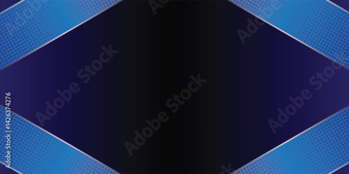 abstract navy dark blue color with light effect frame background