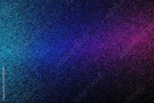 Obraz na płótnie Abstract Gradient Background in Blue and Purple, noise texture effect, large banner copy space ,abstract noise texture banner w salonie