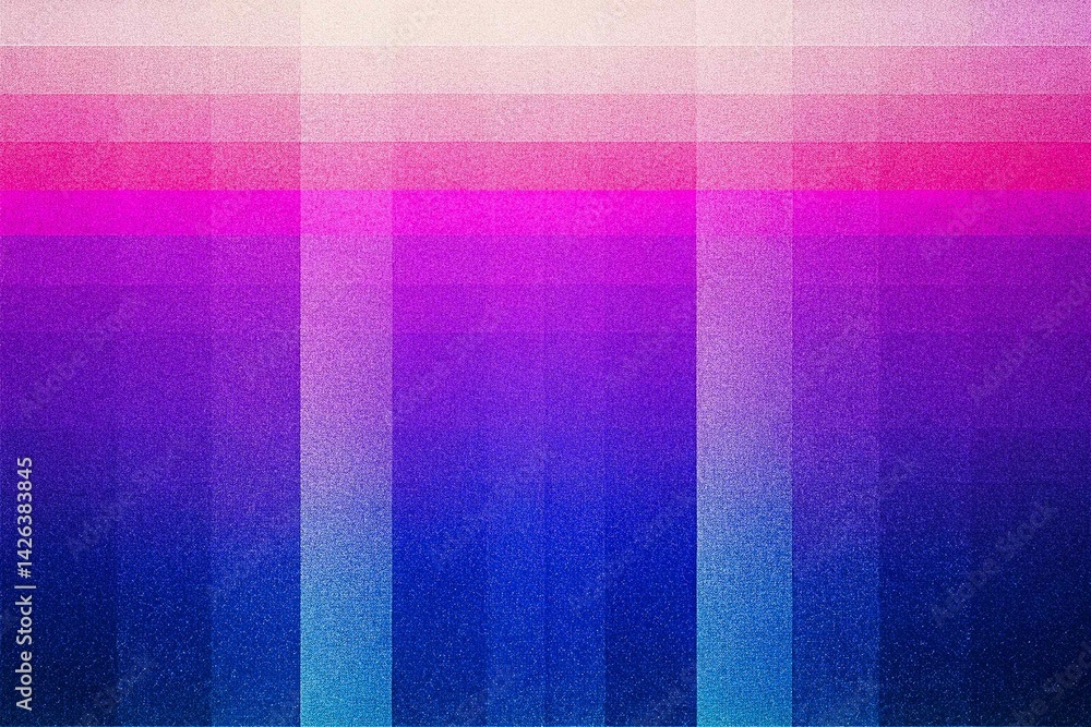 Gradient Background in Blue and Purple, noise texture effect, large banner copy space ,abstract noise texture banner