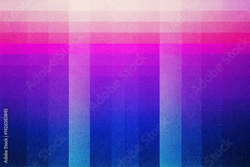 Obraz na płótnie Gradient Background in Blue and Purple, noise texture effect, large banner copy space ,abstract noise texture banner w salonie