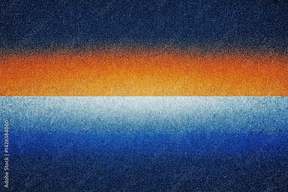 Abstract Gradient Background with Blue and Orange, noise texture effect, large banner copy space ,abstract noise texture banner
