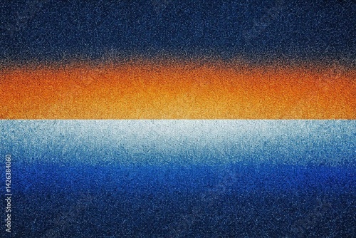 Obraz na płótnie Abstract Gradient Background with Blue and Orange, noise texture effect, large banner copy space ,abstract noise texture banner w salonie