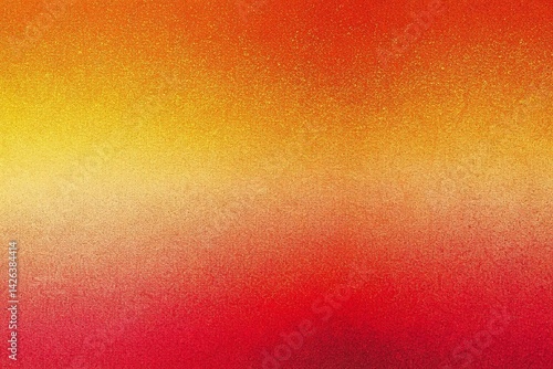 Obraz na płótnie Gradient Background from Yellow to Red, noise texture effect, large banner copy space ,abstract noise texture banner w salonie