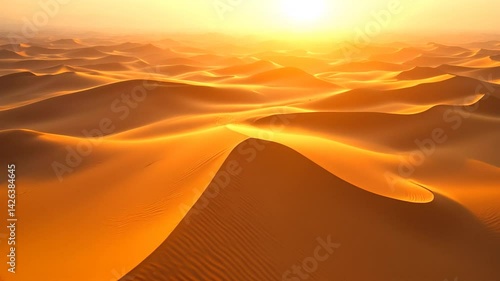 Golden Sands - The Desert’s Whisper from Above