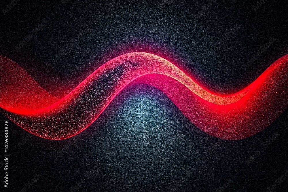 Abstract Colorful Wave Design, noise texture effect, large banner copy space ,abstract noise texture banner