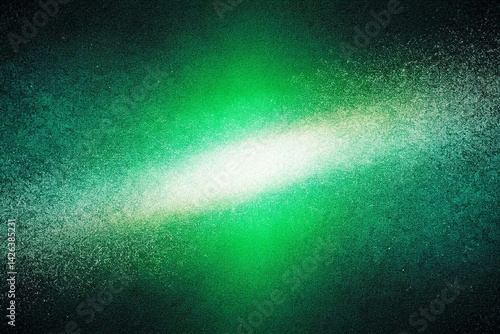Obraz na płótnie Abstract Green and Blue Gradient Background, noise texture effect, large banner copy space ,abstract noise texture banner w salonie