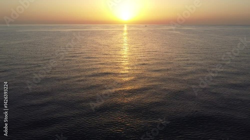 Sunrise over the sea