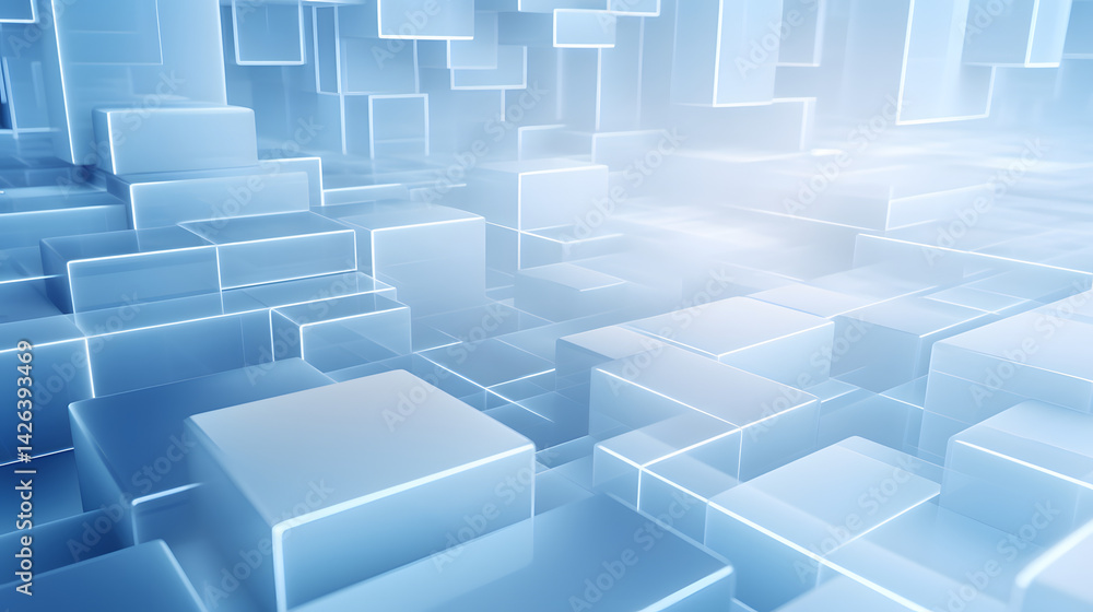 3d rendering of white and blue abstract geometric background. Scene for advertising, technology, showcase, banner, game, sport, cosmetic, business, metaverse. Sci-Fi Illustration. Product display 3d rendering of white and blue abstract geometric background. Scene for advertising, technology, showcase, banner, game, sport, cosmetic, business, metaverse. Sci-Fi Illustration. Product display