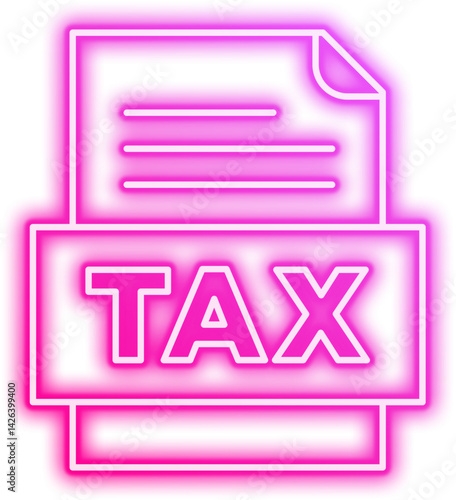 Neon File Format Icon